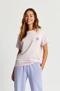 Sunrise Tee Organic Cotton Lavender Pink