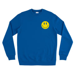 Glimlach sweatshirt Royal Blue