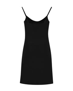 Katoenen jurk zwart