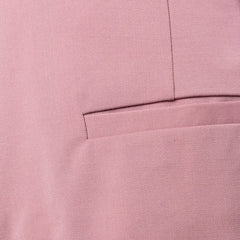 Cropped Pleated Wool Trouser Pink