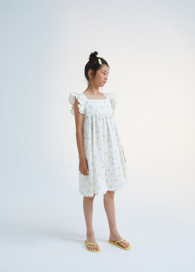 Kids' Valley Dress Valley Print White