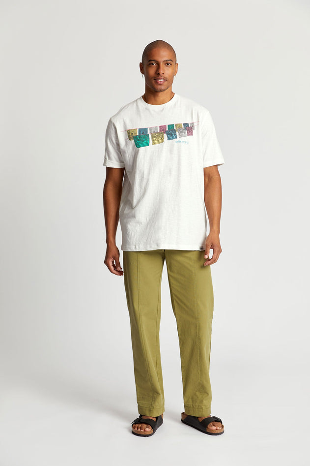 Free Tibet T-shirt Gebroken wit