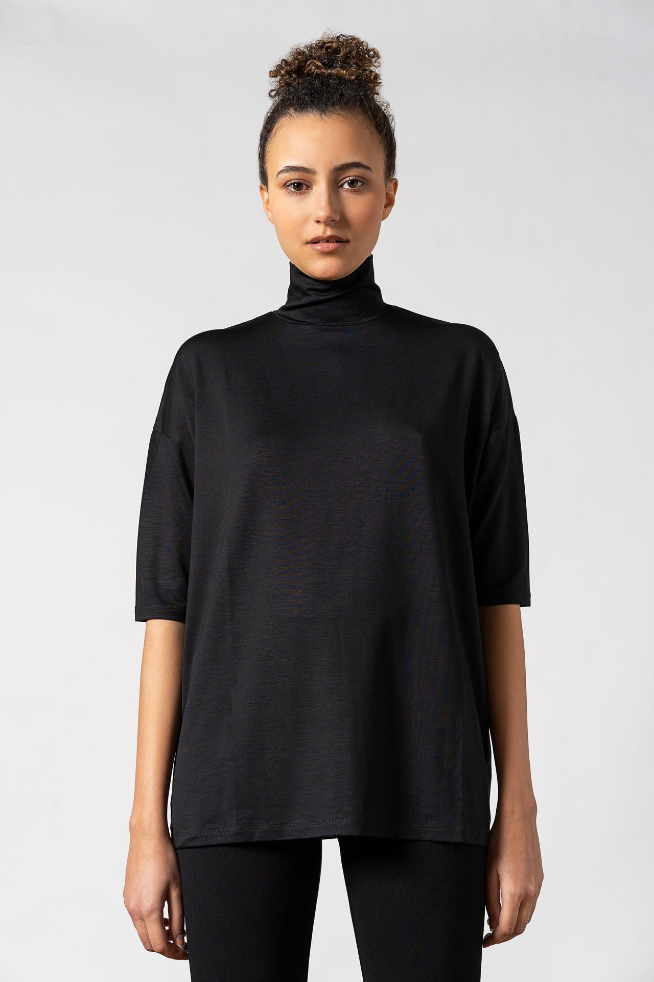 Tomasine Turtleneck top zwart