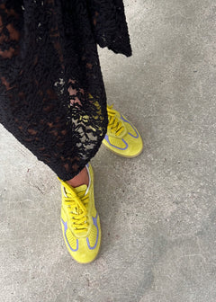 Tb.490 Rife Leather Sneakers Acid Green