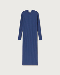 Gina Rib Dress Navy