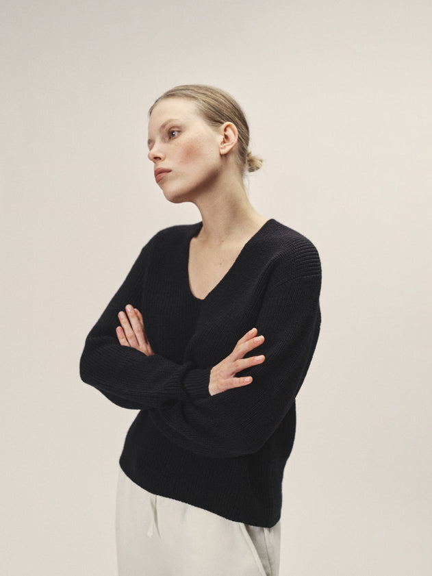 Knitted Jumper In Merino Wool