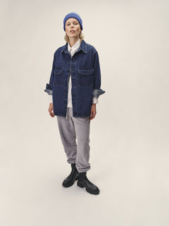 Women's Organic Cotton Denim Overshirt