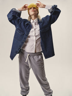 Women's Organic Cotton Denim Overshirt