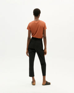 Rina Cropped Pants Black
