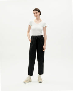 Esther Cotton Pants Black