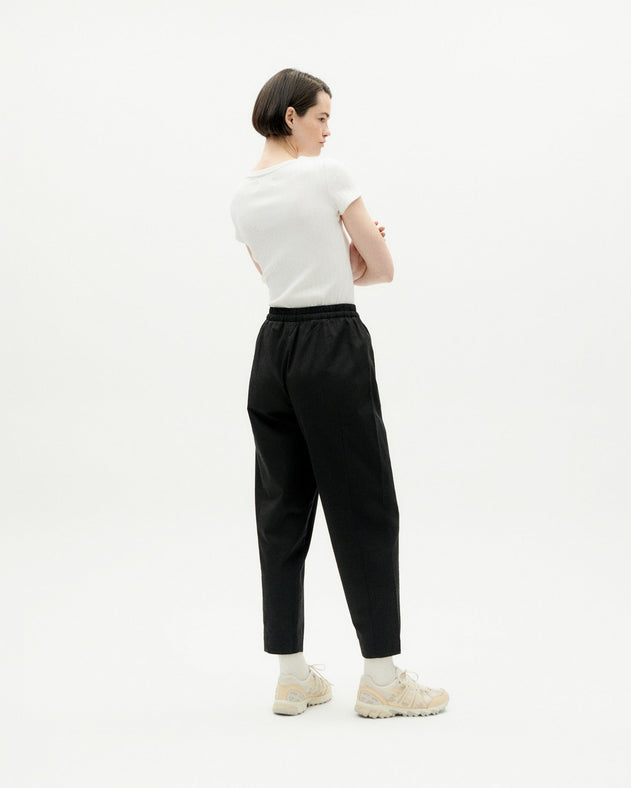 Esther Cotton Pants Black