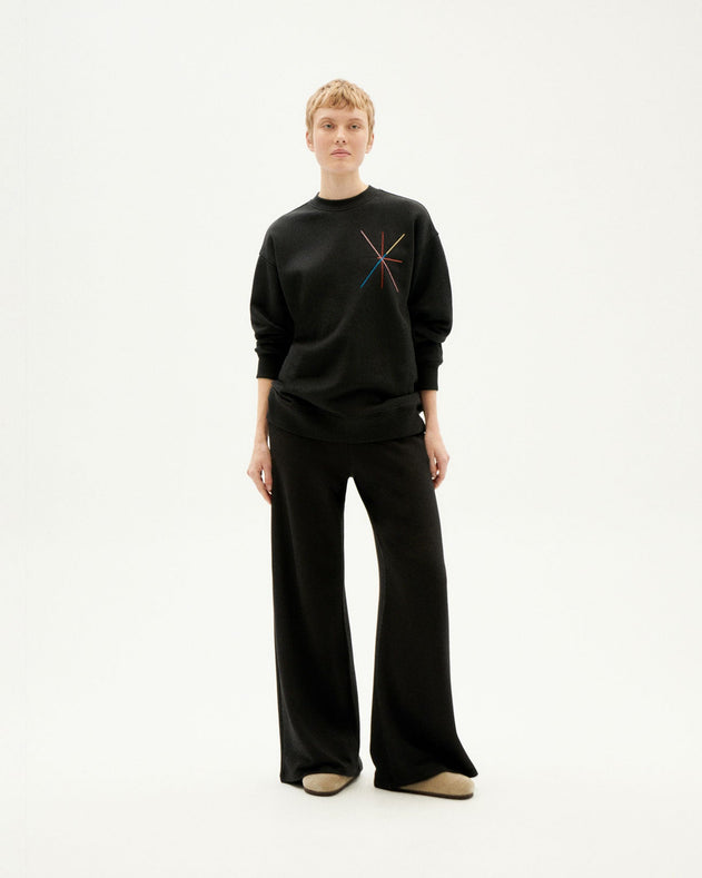 Jane Sweatshirt Black Vertex