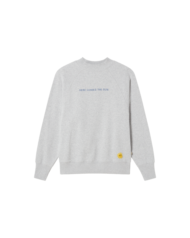 Here Comes The Sun Sweatshirt Grey