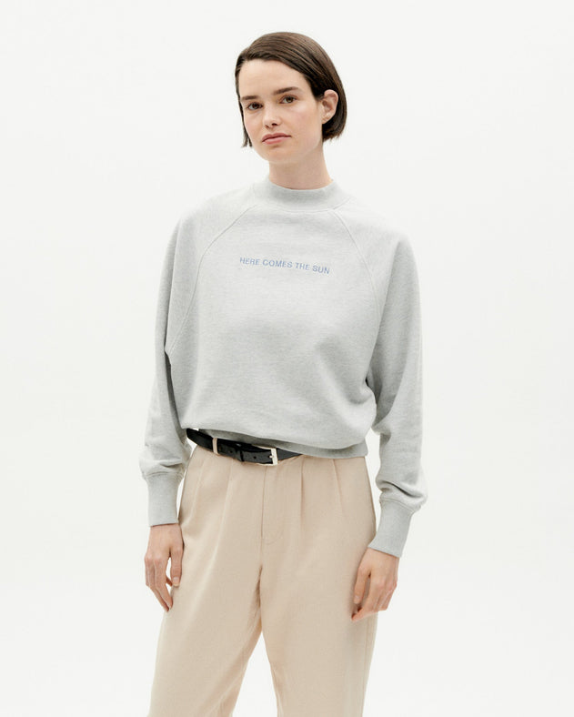 Here Comes The Sun Sweatshirt Grey