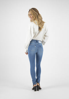 Skinny Hazen Jeans Puur Blauw