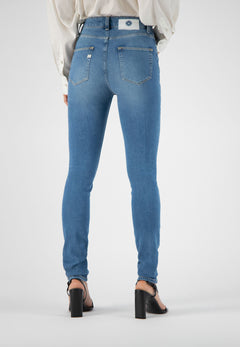 Skinny Hazen Jeans Puur Blauw