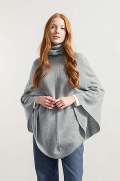 Elisabetta gerecyclede kasjmier poncho