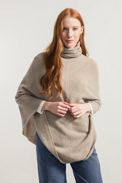 Elisabetta gerecyclede kasjmier poncho