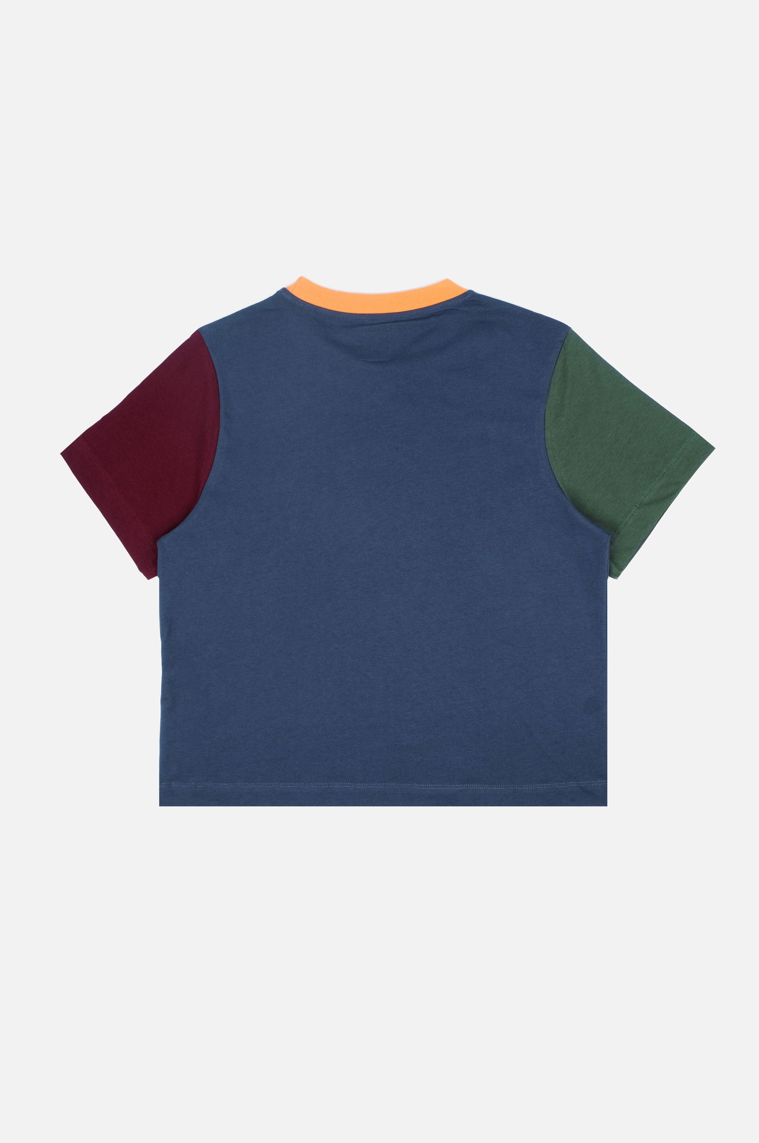 Women's Color Block T-Shirt Trendsplant Blue