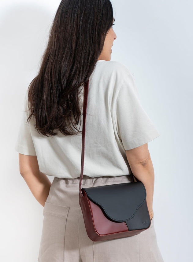 Cross Body Billie Zwart Cognac