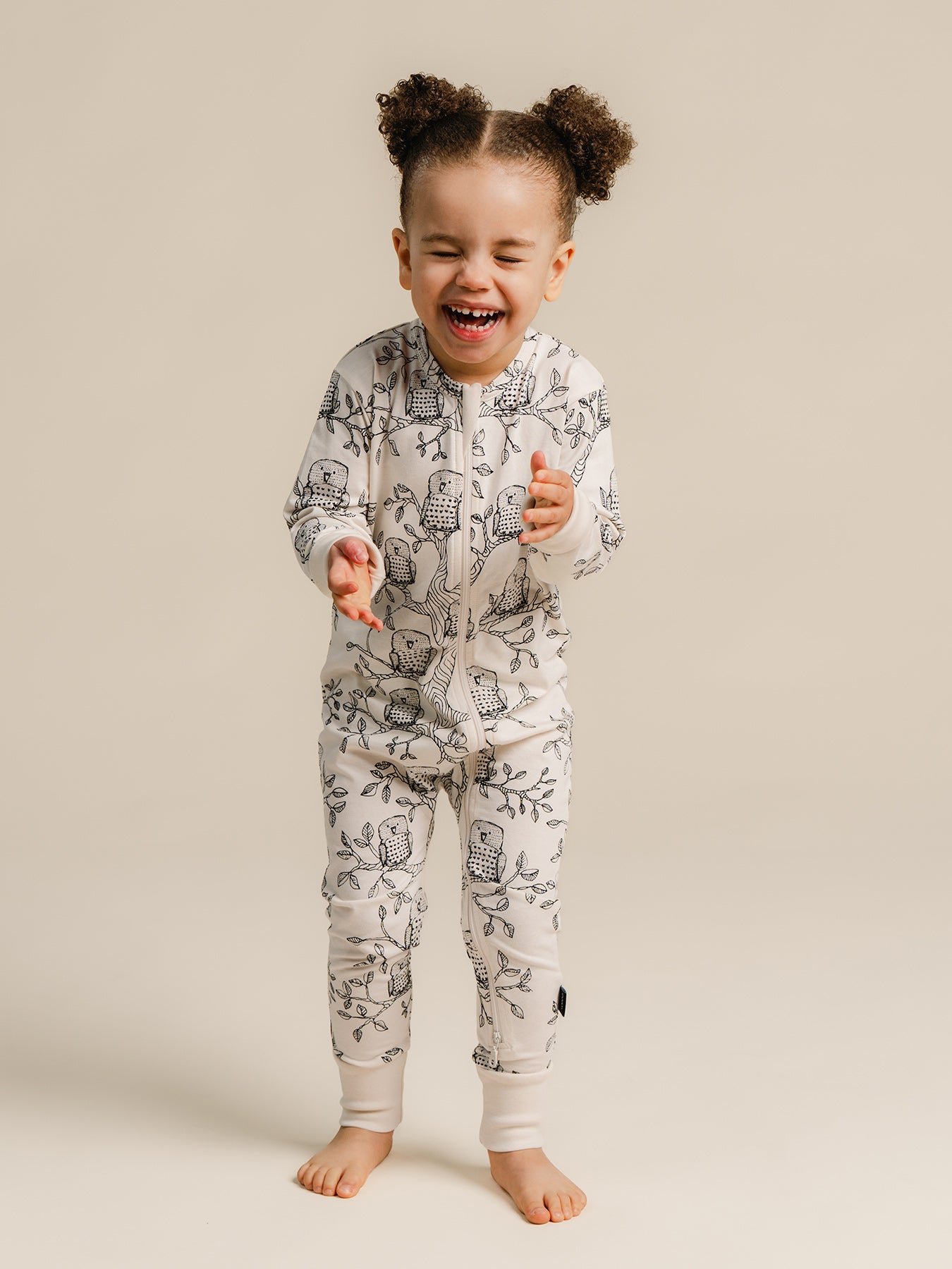 Tate Overall Owls Print