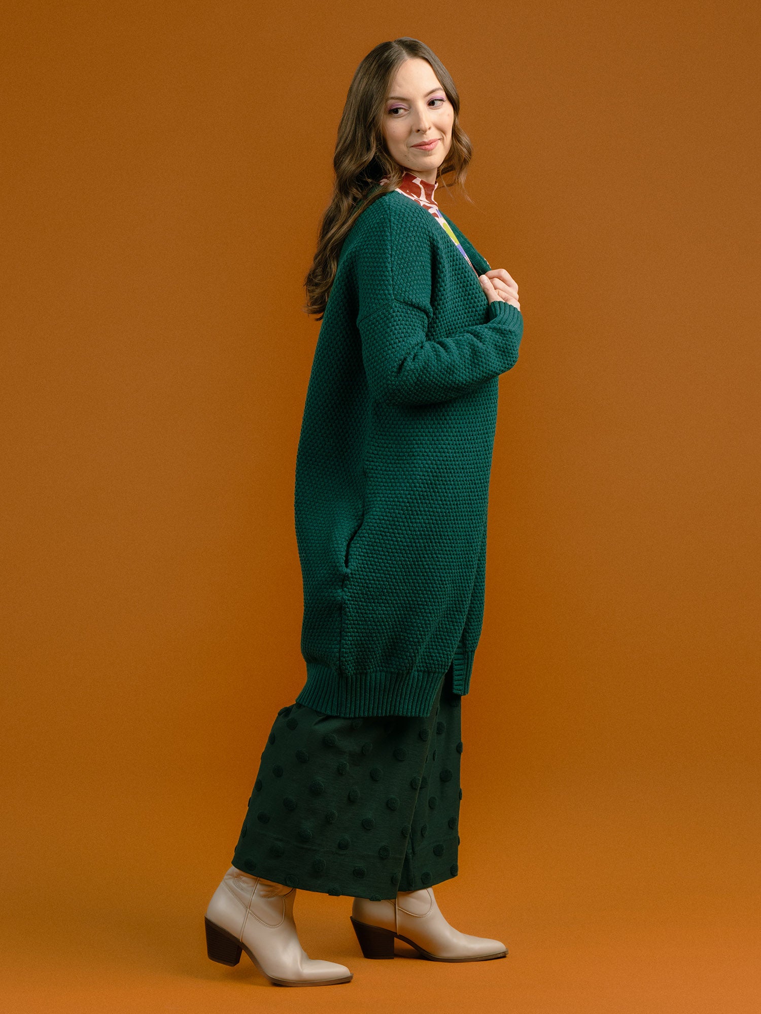 Alma Cardigan Green