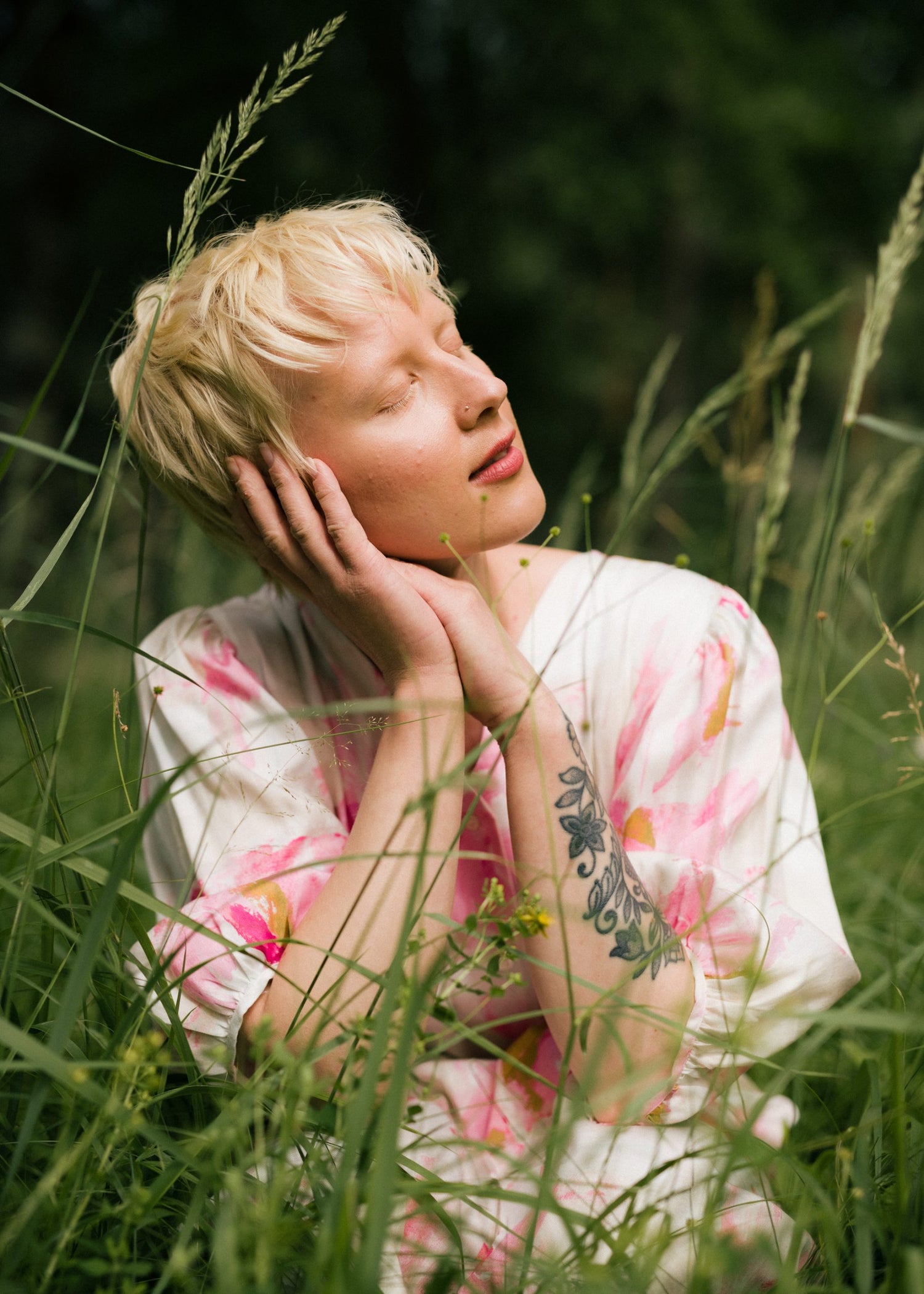 Amalie -jurk Rosa