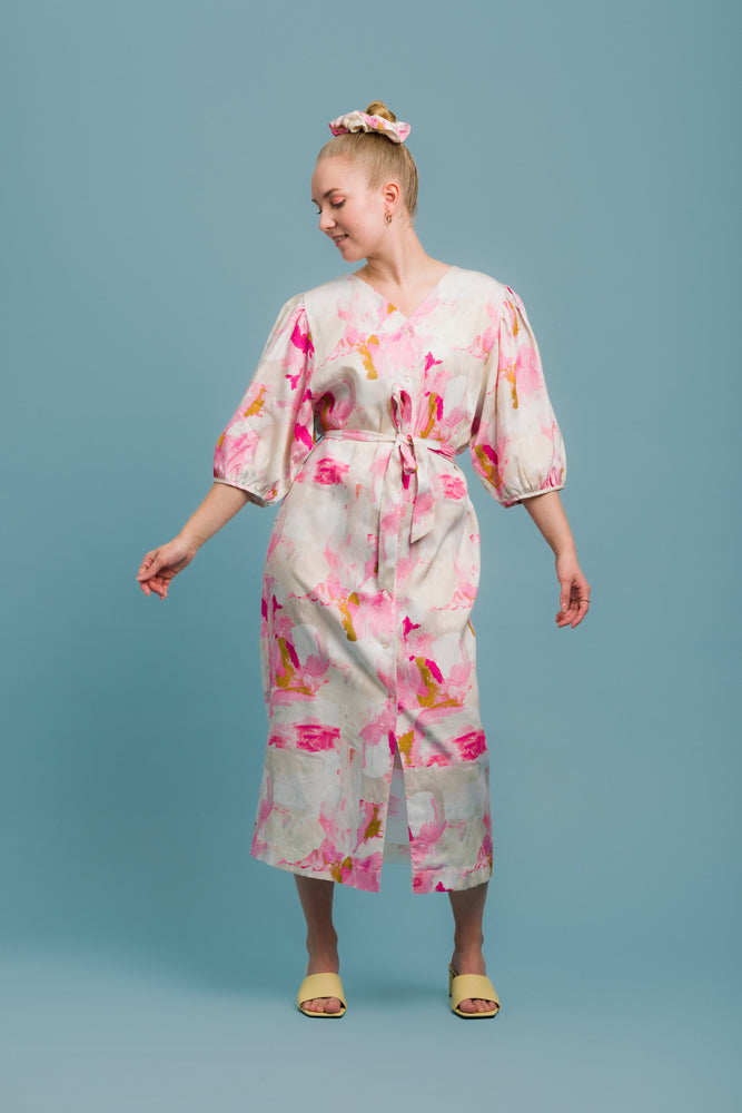 Amalie -jurk Rosa