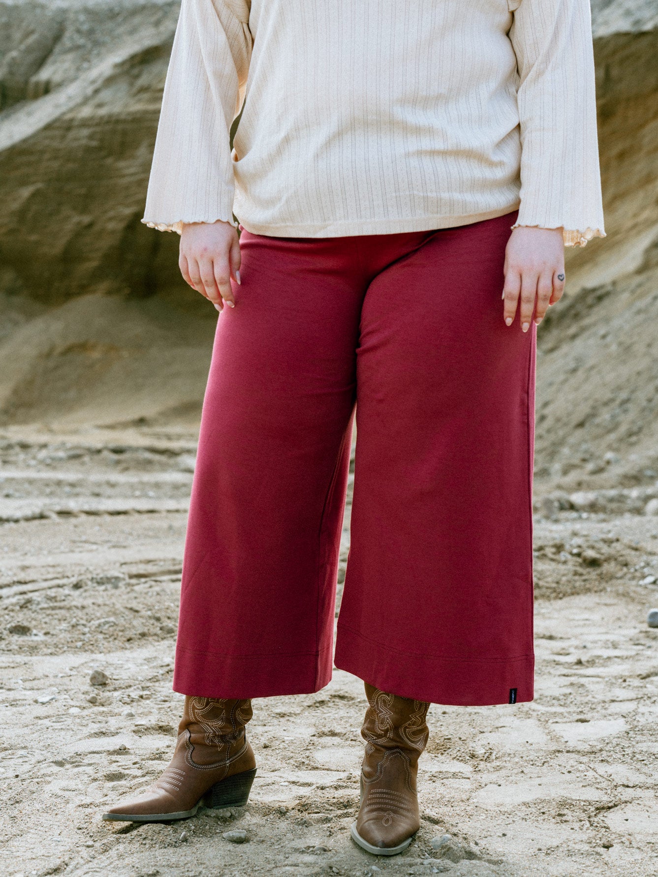 Alex Culottes Broek Bourgondië