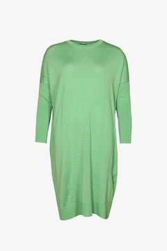 NOOA merino wol jurk licht groen