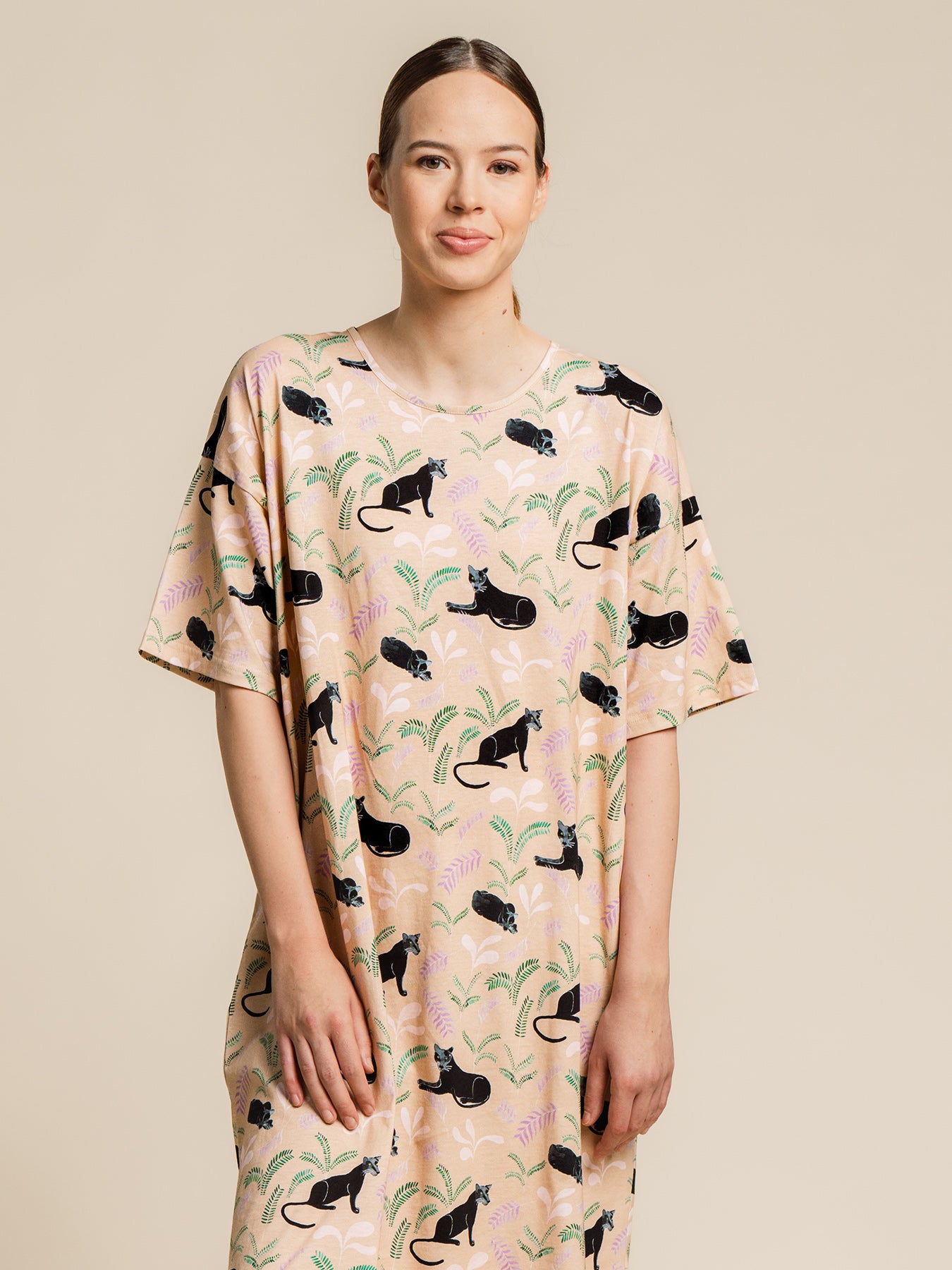 Salma Nightgown Waiting Beige