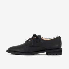 Jade Rubber Sole Shoes Black