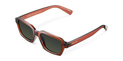 Adisa Sunglasses Maroon Red/Olive Green