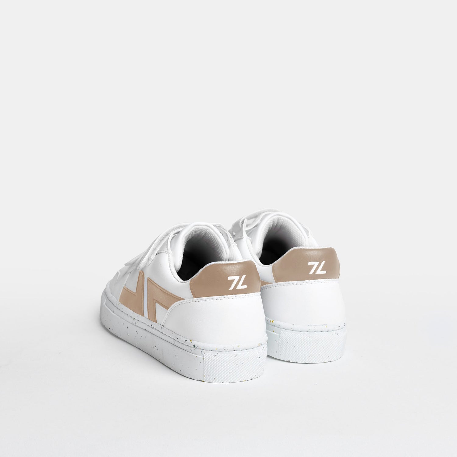 Alpha Klittenband Beige Sneakers