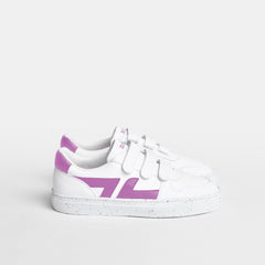 Alpha Klittenband Lila Sneakers