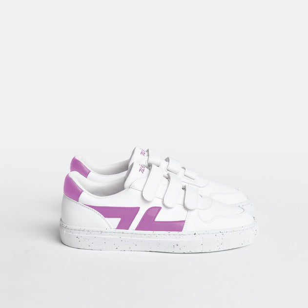 Alpha Klittenband Lila Sneakers