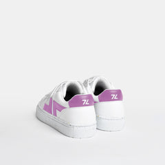Alpha Klittenband Lila Sneakers