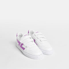 Alpha Klittenband Lila Sneakers