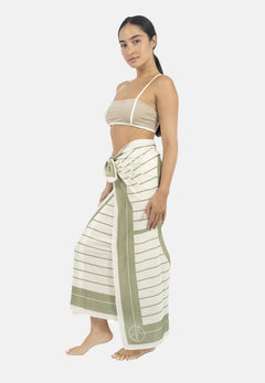 Antibes Beach Sarong Sage