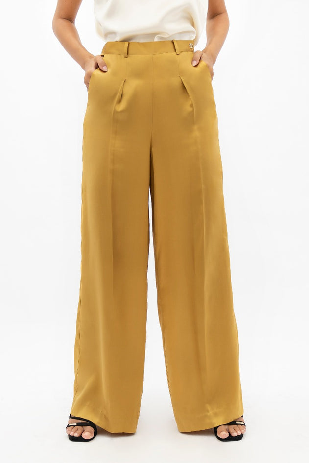 Branson BKG - Wide Leg Pants - Mimosa -S