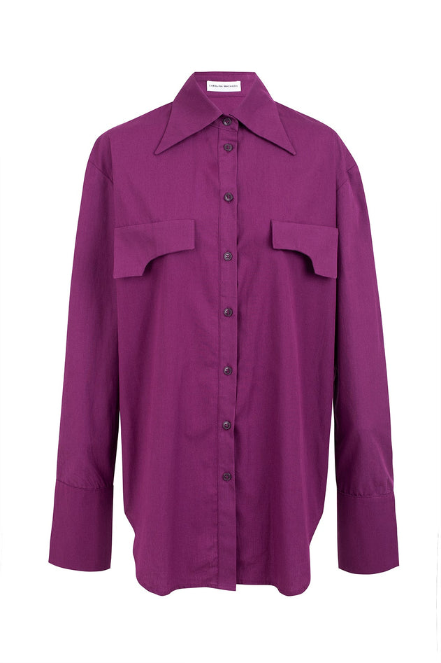 Violet shirt paars