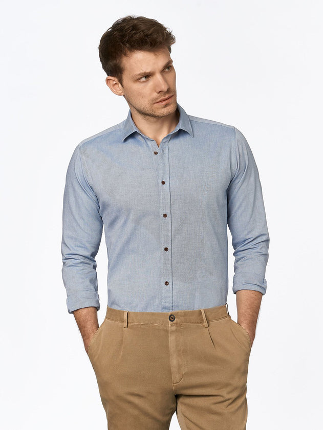 Semi -casual shirt Rivero Blue