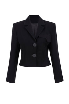 Janet Cropped Cinched Jacket