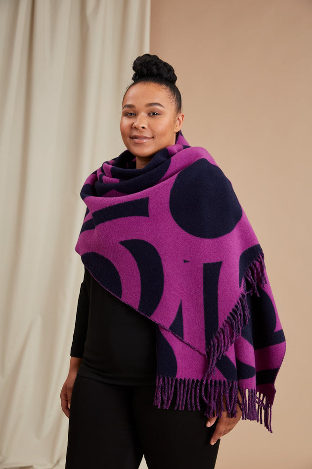Colette patroon wollen sjaal