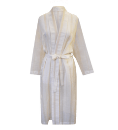 Perla Silk Robe White