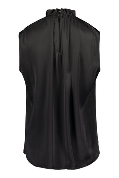 Darleen mouwloze blouse zwart