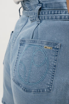 Montana Bil-denim shorts-sky-xs
