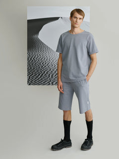 Dioriitti t-shirt blauwachtig grijs