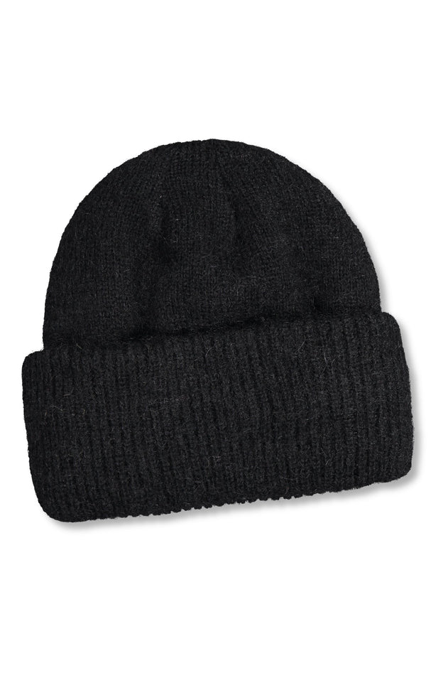 Emmi Mohair Beanie Black