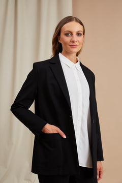 Emmy gebreide blazer zwartste